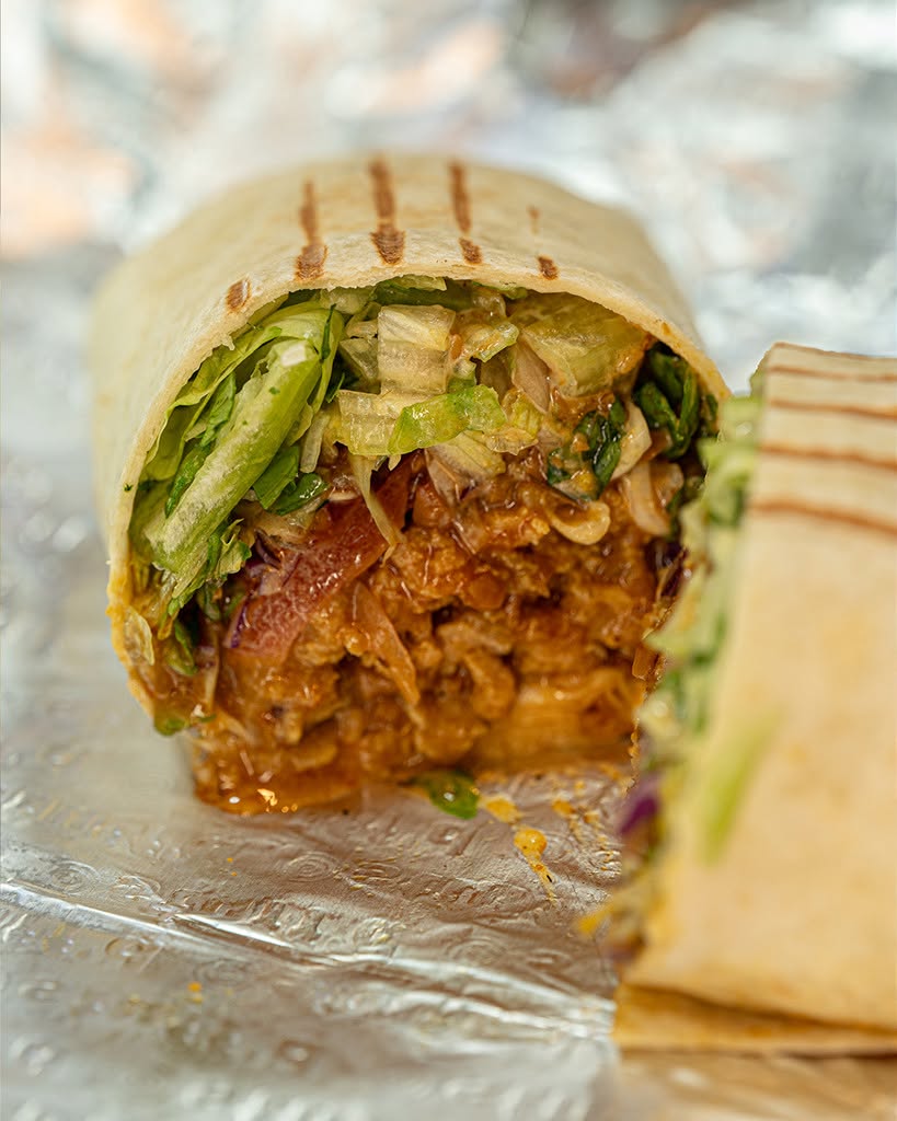 Stuff'd Satay Chicken wrap
