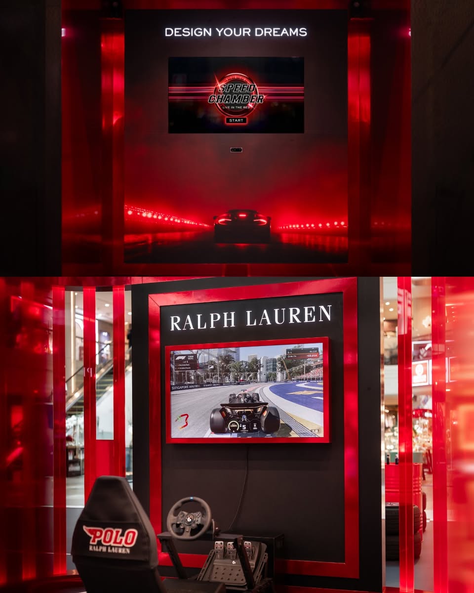 Visitors engaging with interactive displays at the pop-up