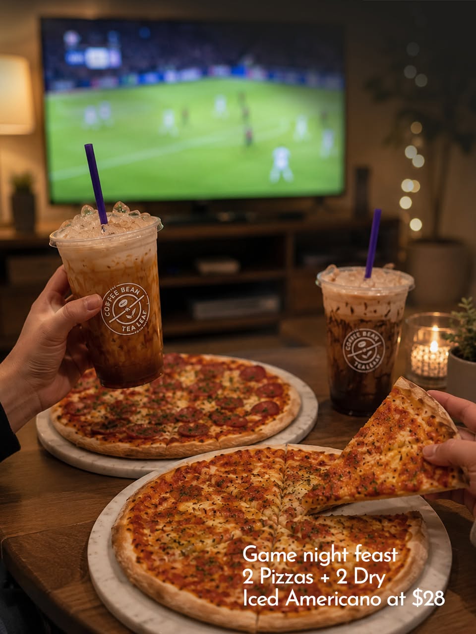 The Coffee Bean & Tea Leaf game night feast