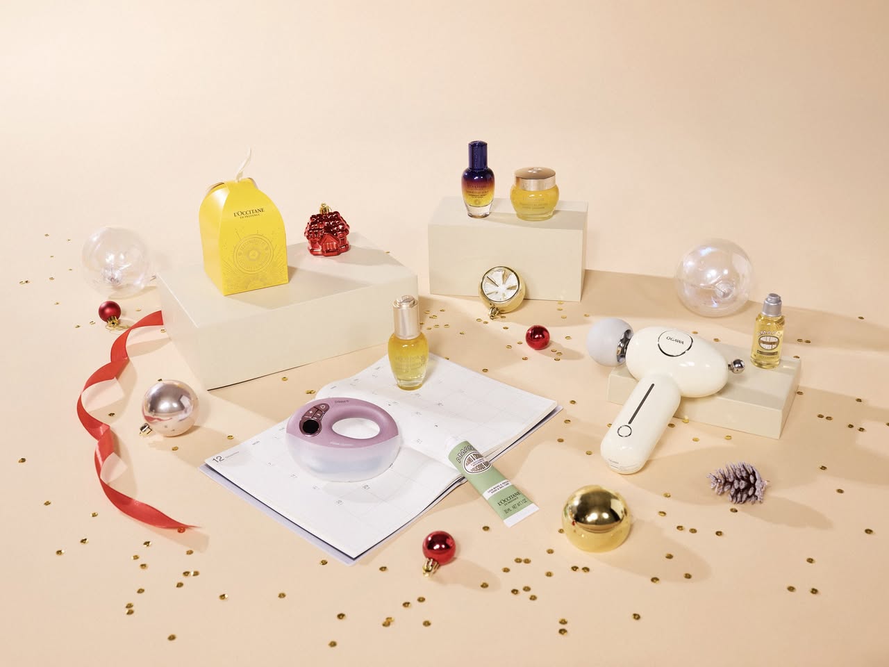 Luxurious skincare and relaxation products from leading brands.