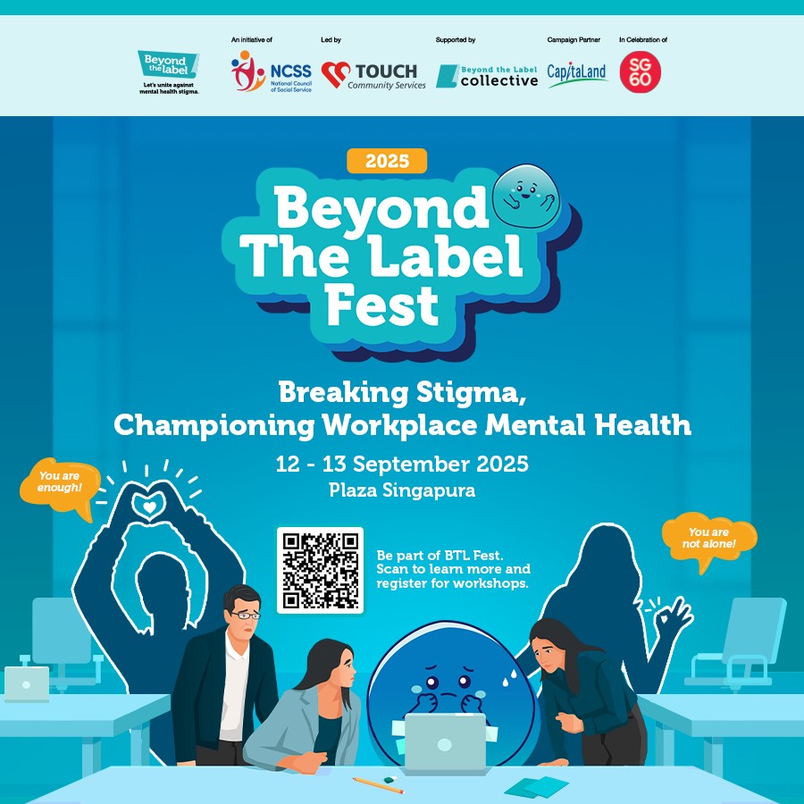 Beyond the Label Fest 2025 promotional image showcasing community and support for mental health initiatives.