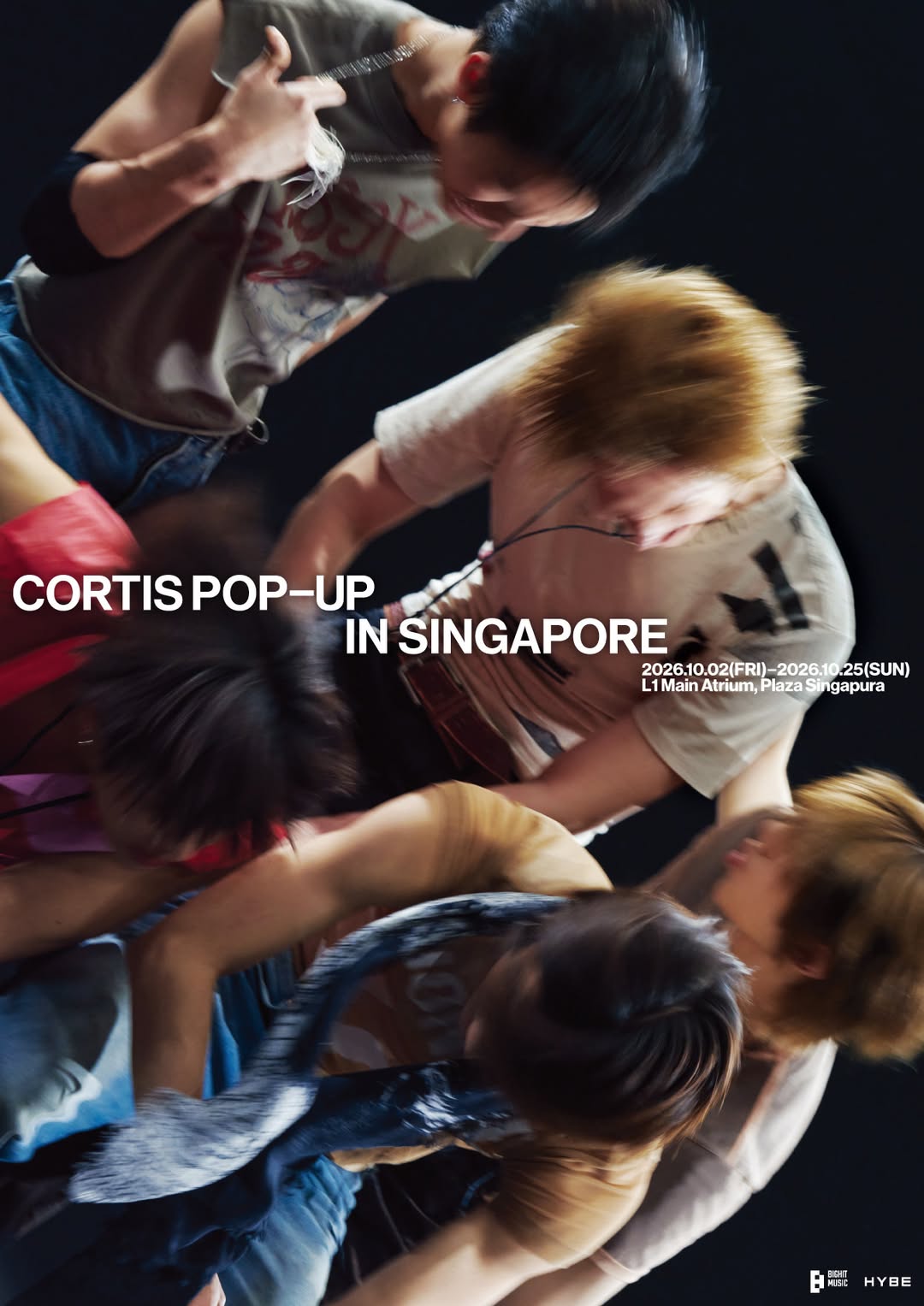 CORTIS pop-up at Plaza Singapura