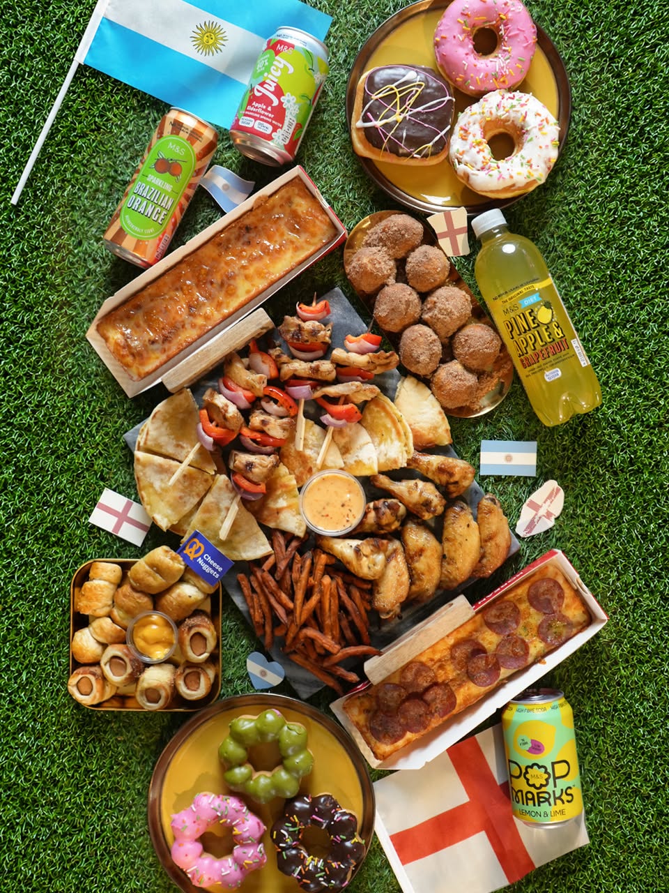 World Cup food spread at Plaza Singapura