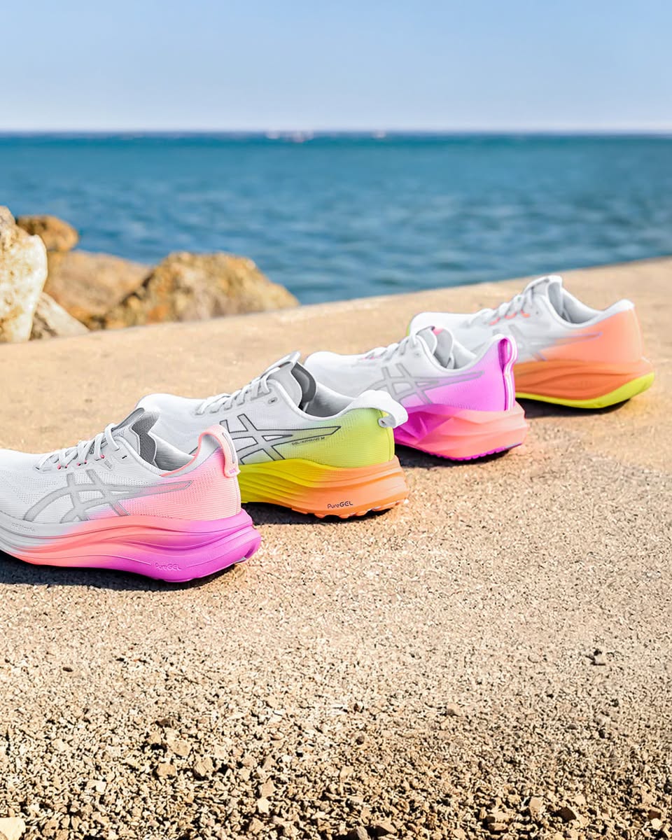 ASICS Sunny Sizzle footwear featuring vibrant summer colors