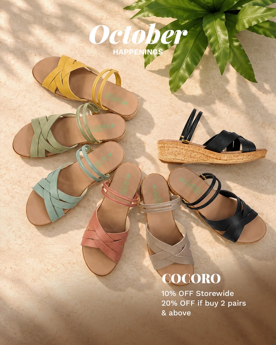 COCORO Japanese shoes promotion at Plaza Singapura