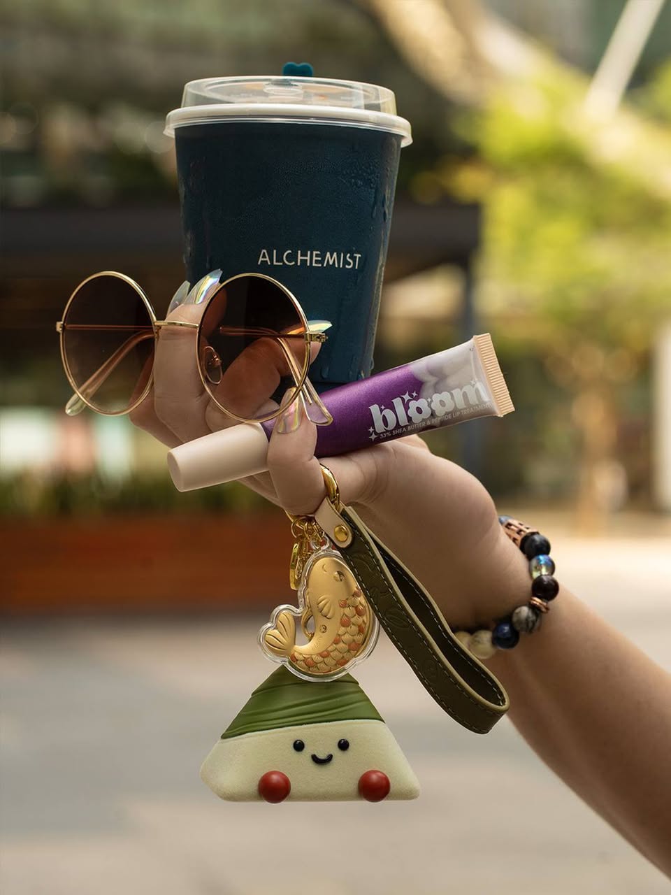 Alchemist cup and Bloom beauty products