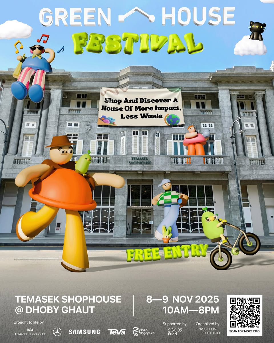 Creative display of eco-friendly products at Green-House 2025