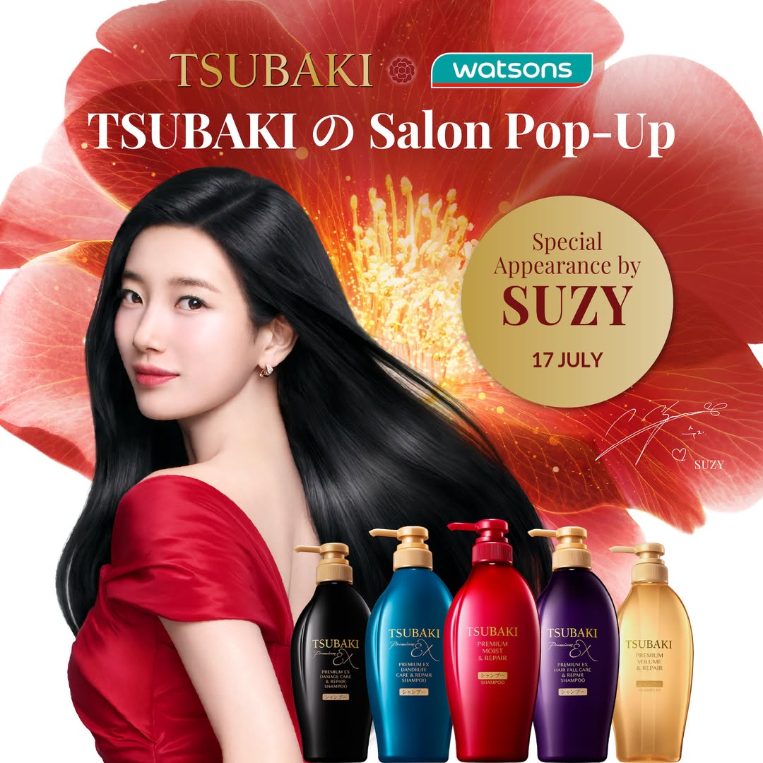 Tsubaki haircare pop-up at Plaza Singapura