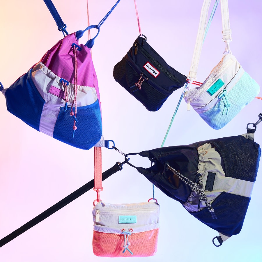 Detail shot of the new lightweight Hunter bag lineup