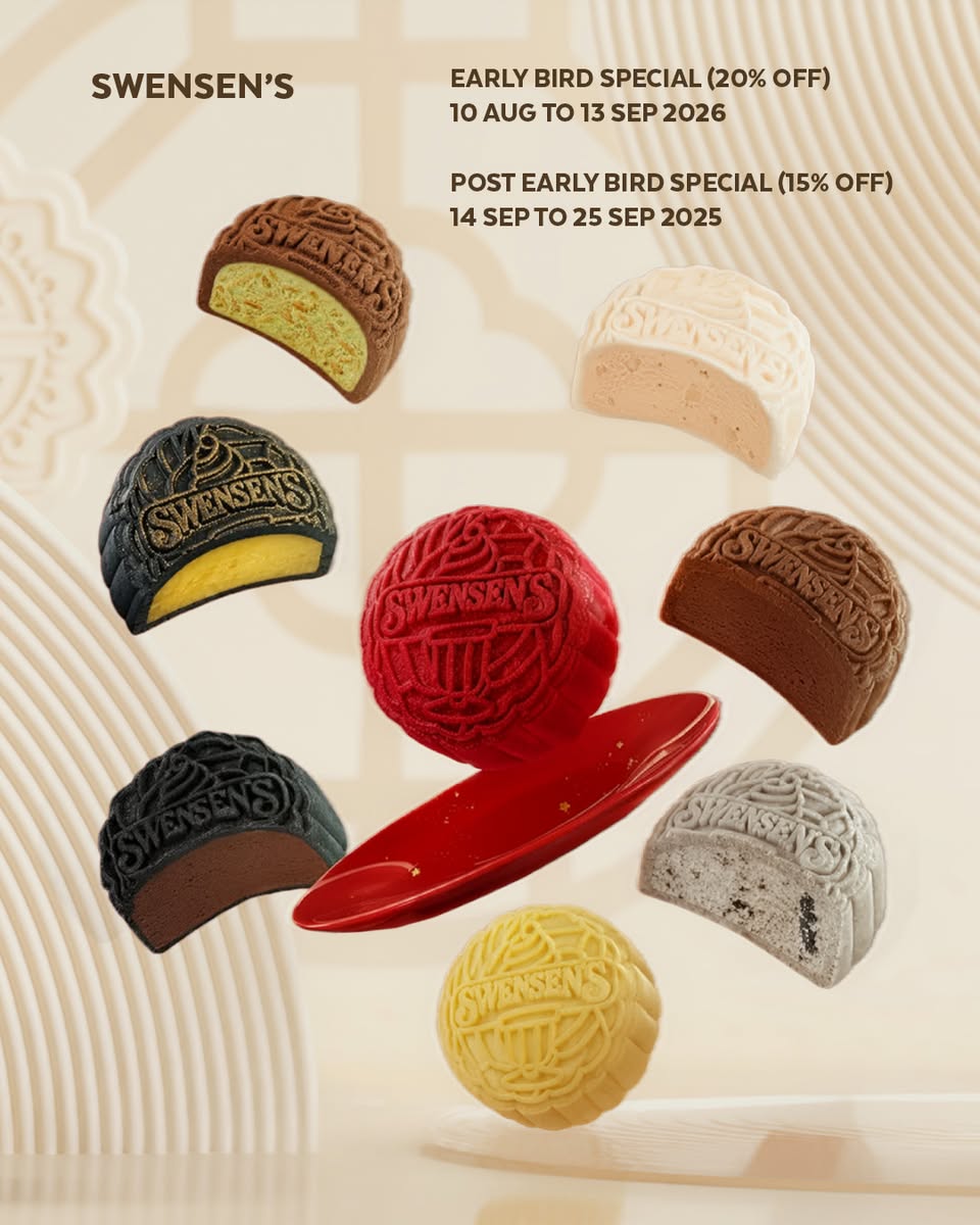 Swensen's ice cream mooncake pints