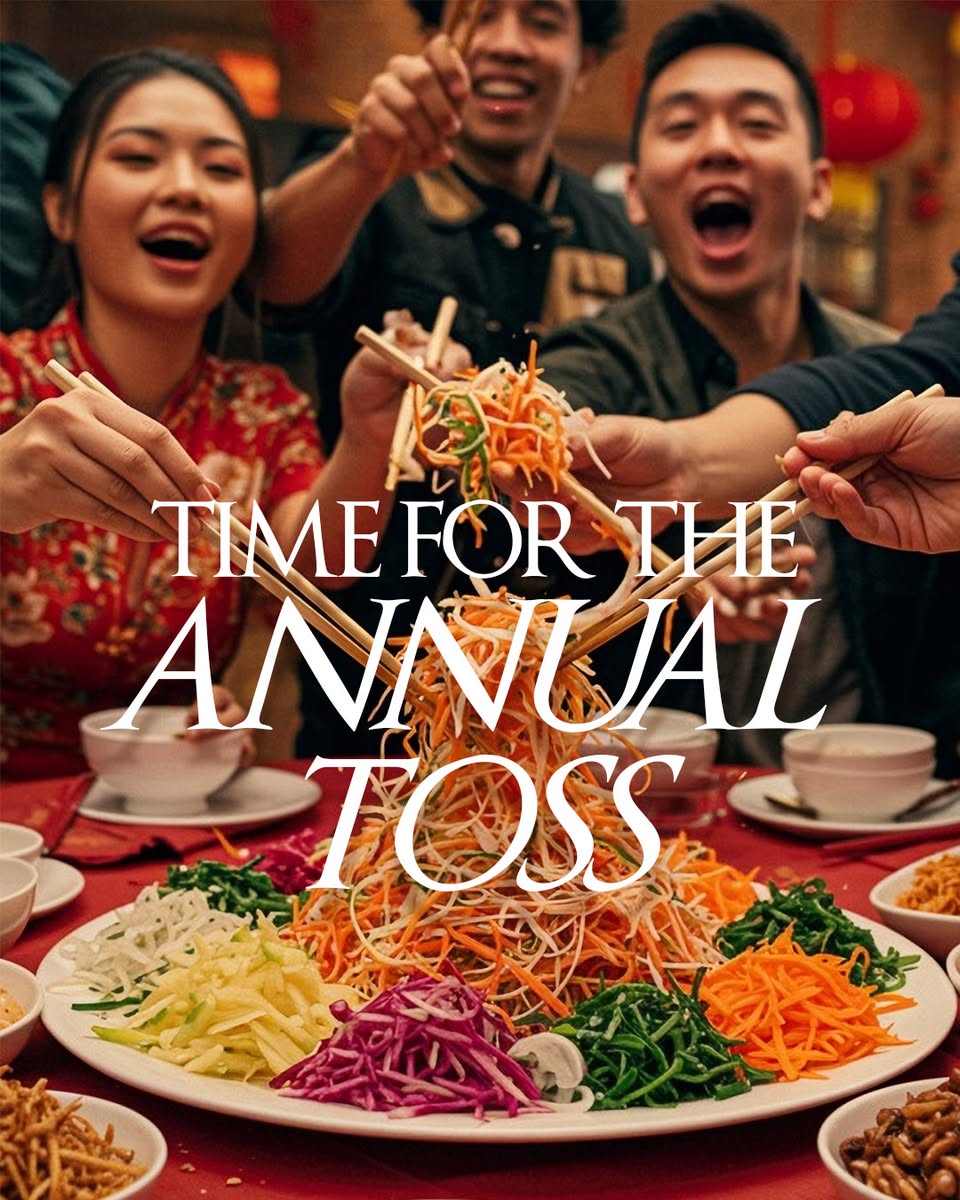 Families enjoying a reunion dinner at Plaza Singapura