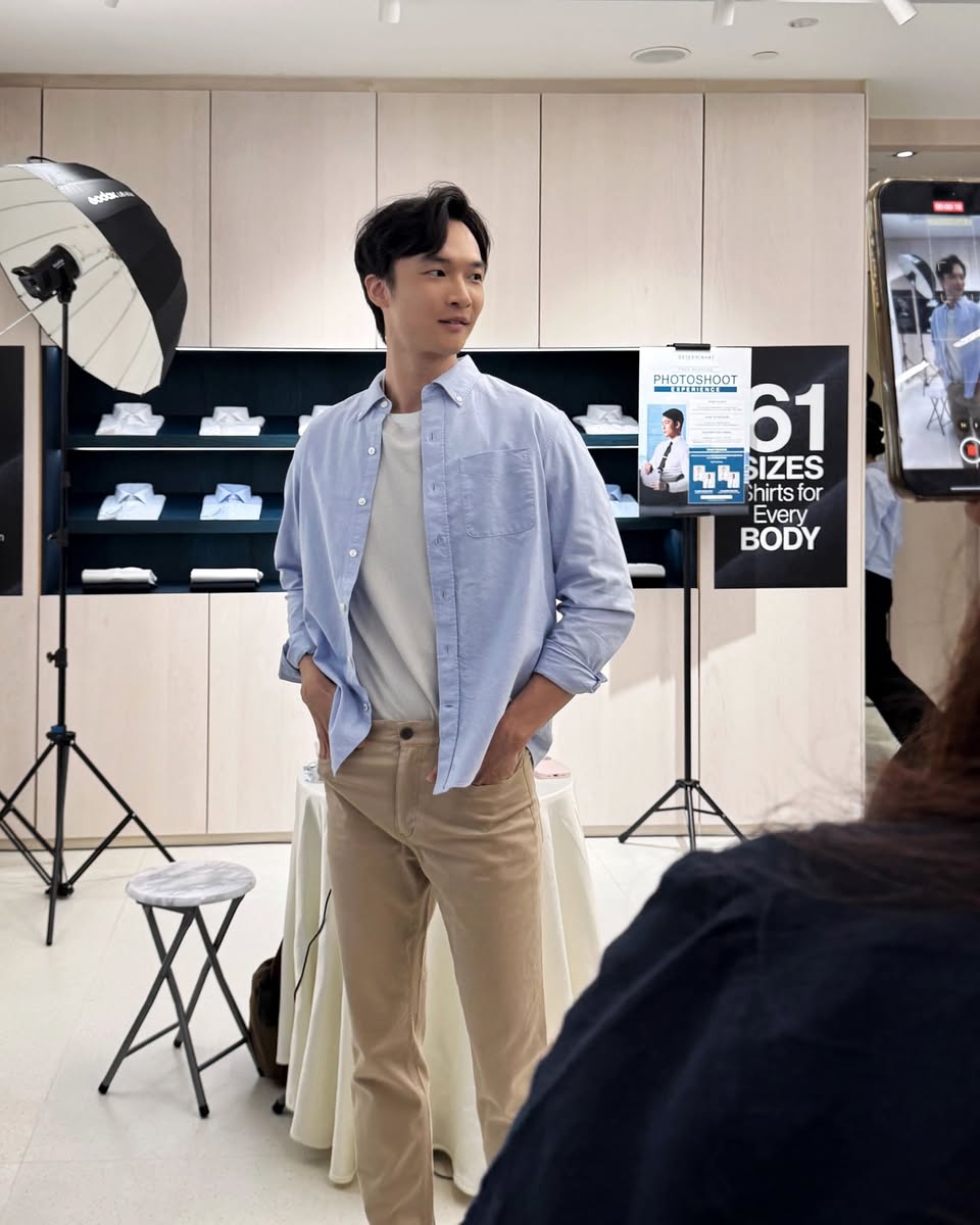 Close-up detail of innovative fabric texture from DETERMINANT_sg apparel