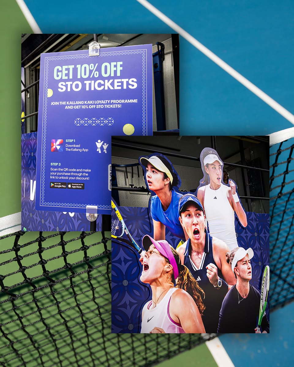 Kallang Kaki loyalty programme promotion offering 10% off STO tickets