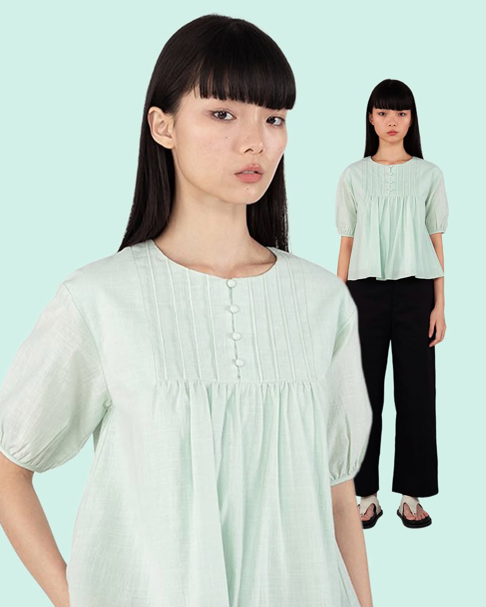 Casual footwear and apparel featuring the refreshing mint-core aesthetic.
