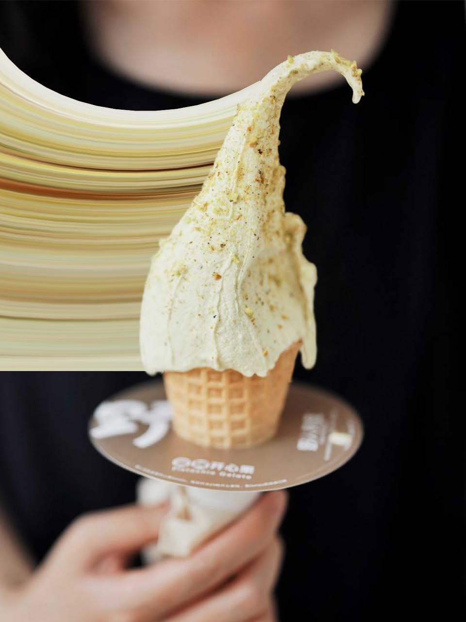 Ice cream cone at Nunsaram