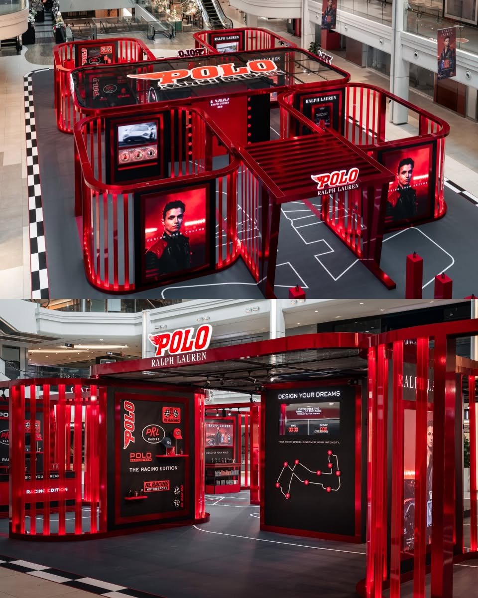 Polo Red Racing Pop-Up display